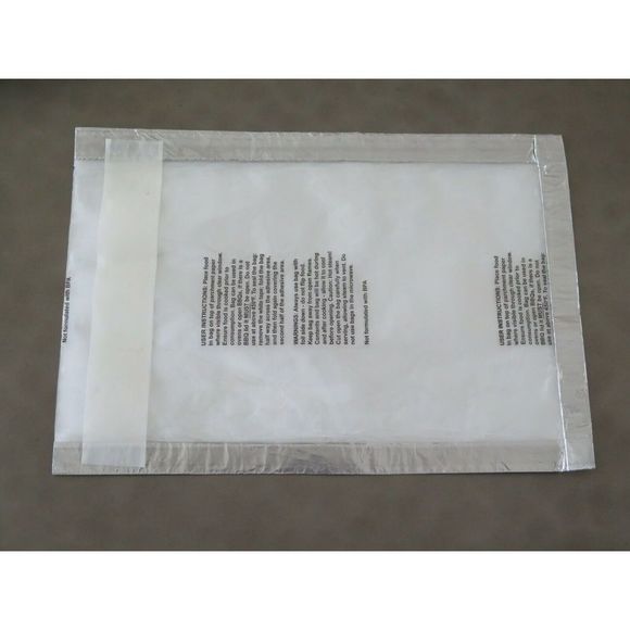 Ready Chef Go! Seal & Cook 12"x 9" Glassine/Foil Oven/BBQ Cooking Bags Qty 10 - Picture 3 of 12